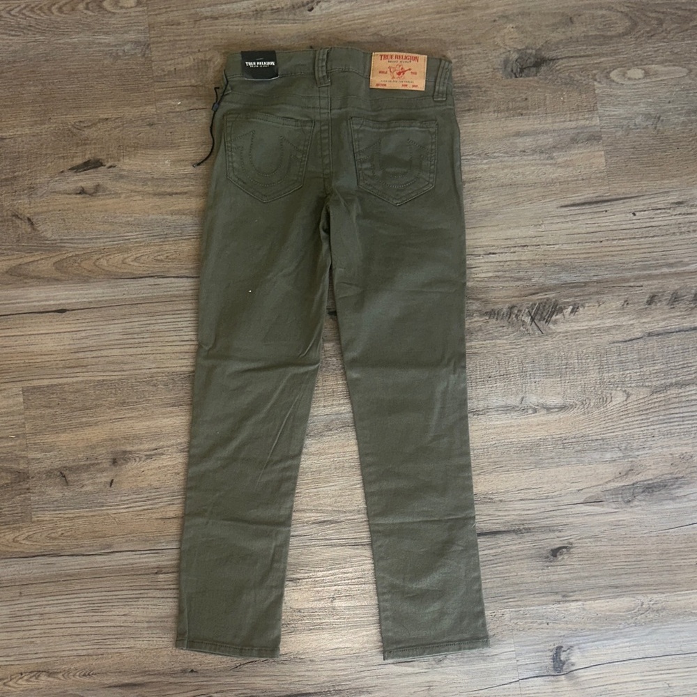 True Religion Boy’s Relaxed Slim Olive Jeans